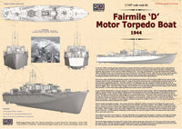 Fairmile D Motor Torpedo Boat 1/144