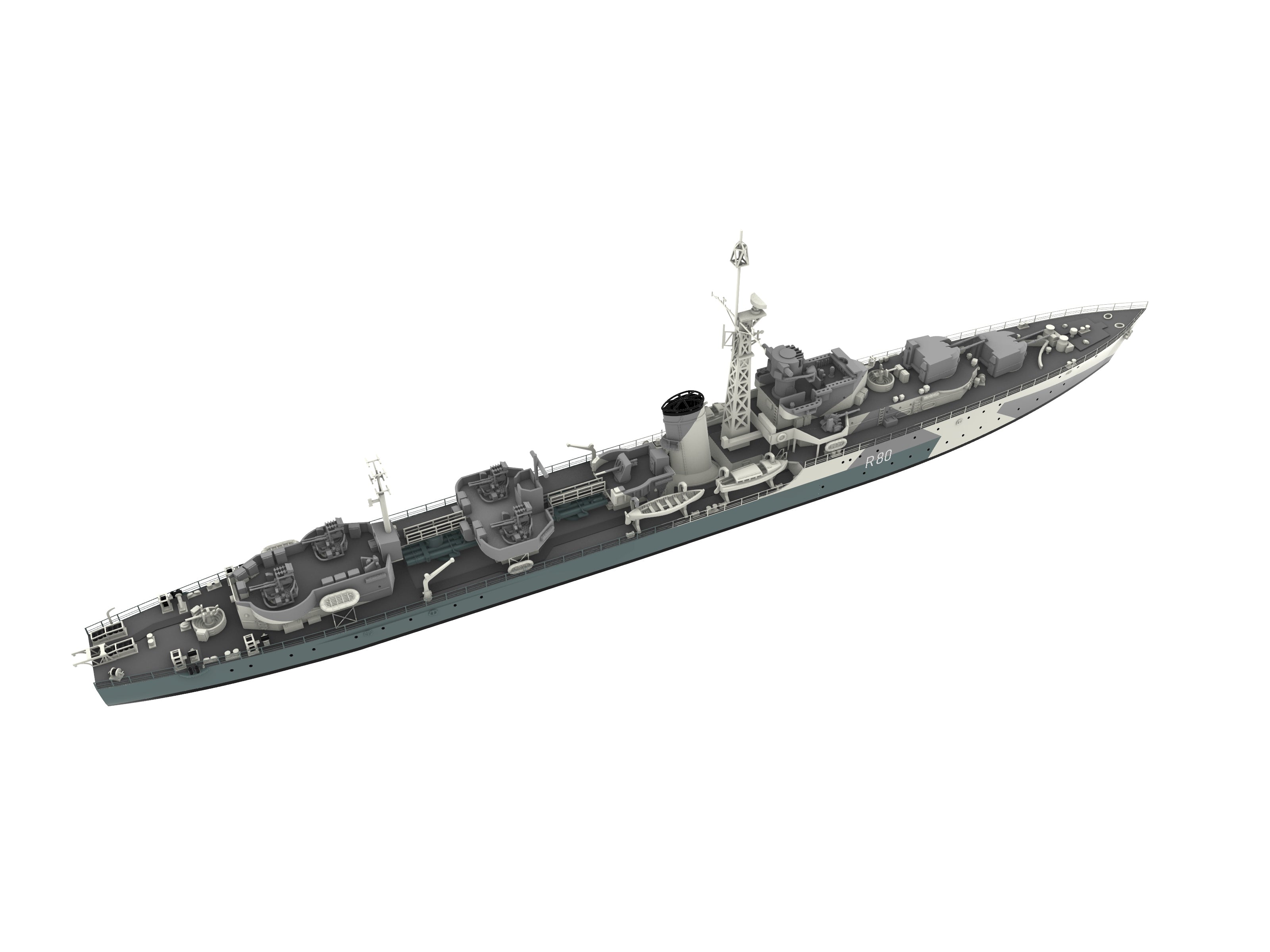 HMS Barfleur 1945