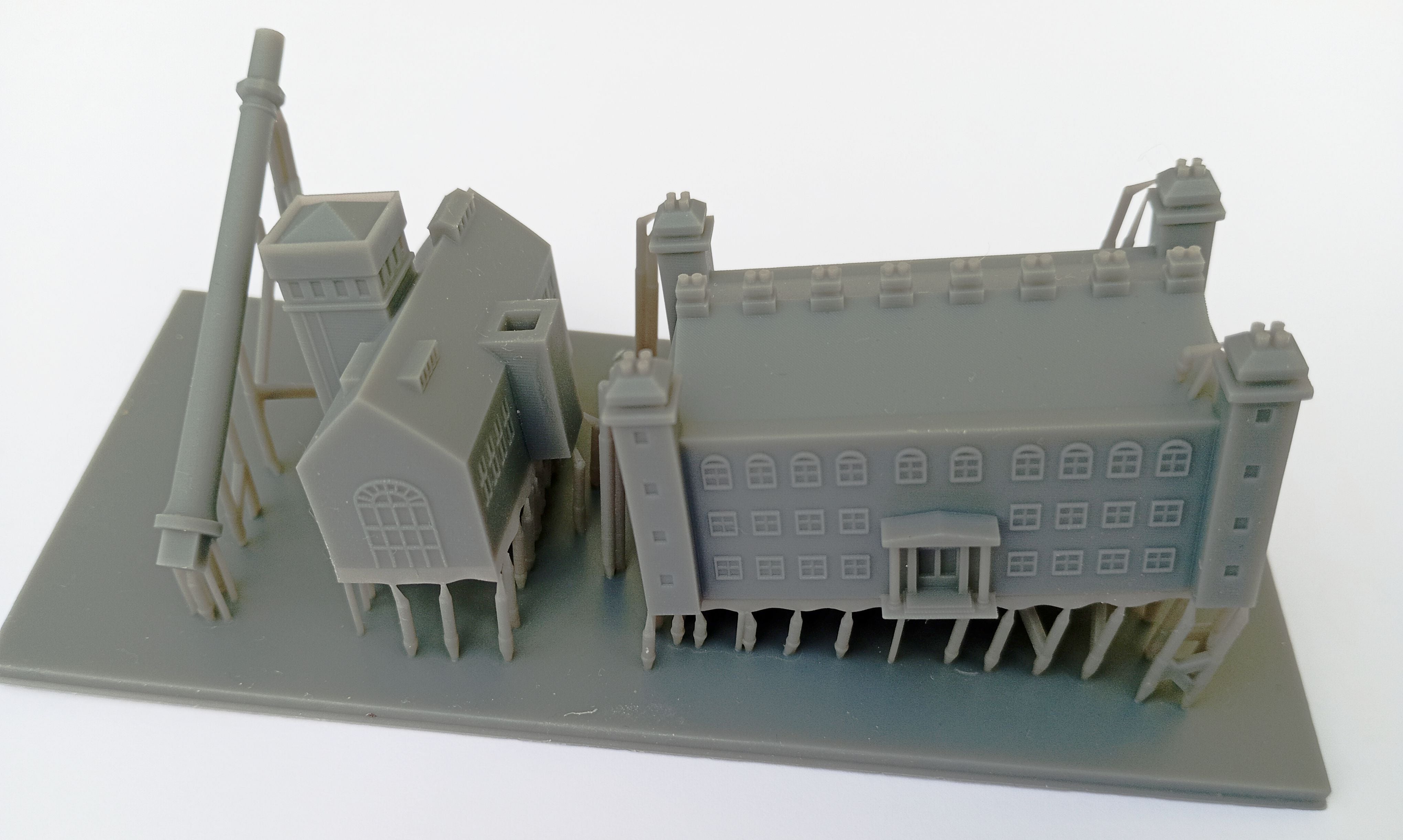 Dockside small buildings set 1