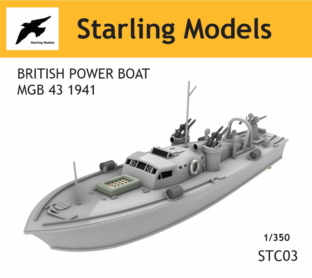 British Power Boat MGB43 1941