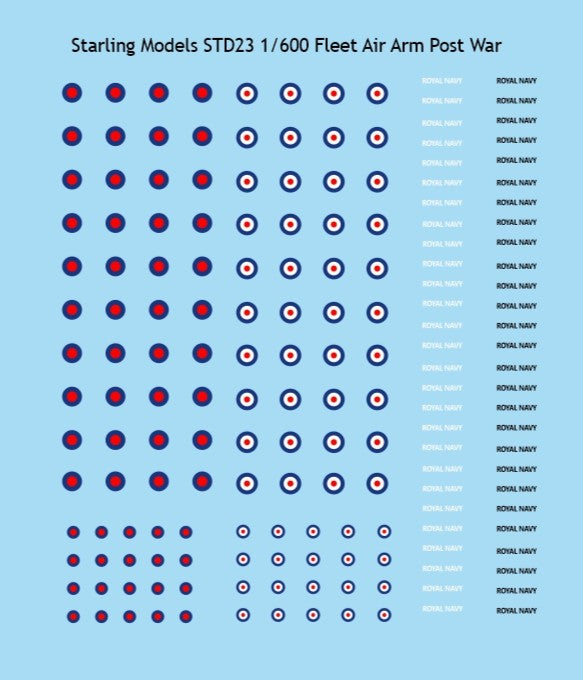 Fleet Air Arm decals 1/600