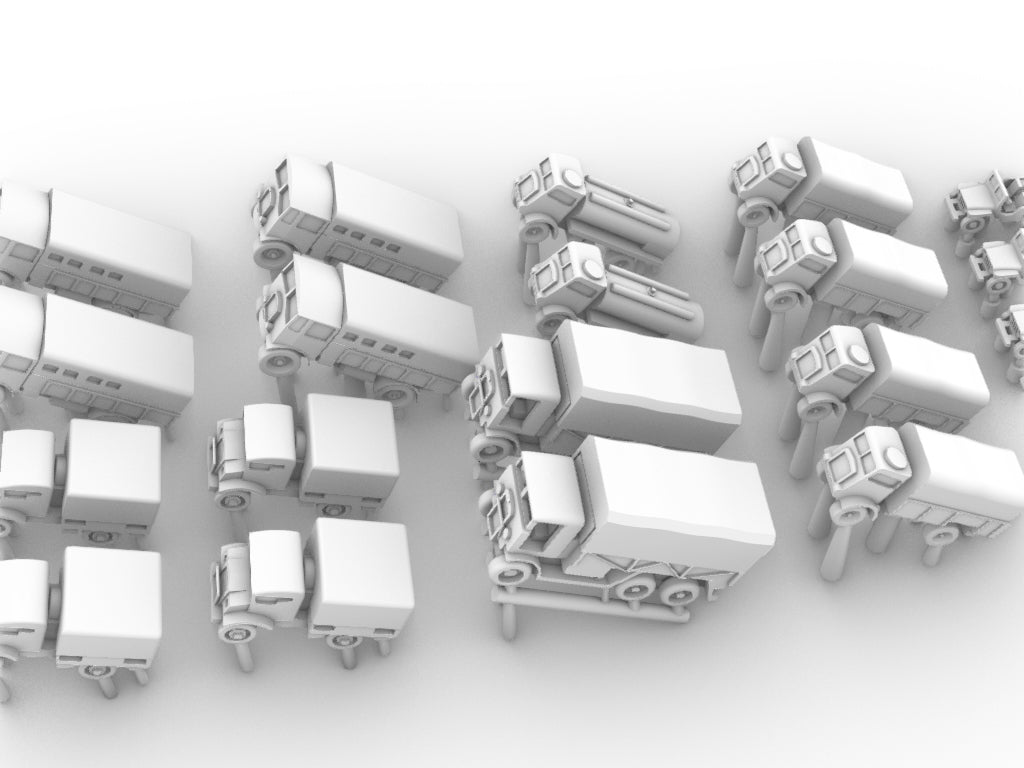 British Army WW2 transport set