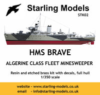 HMS Brave, Algerine class minesweeper