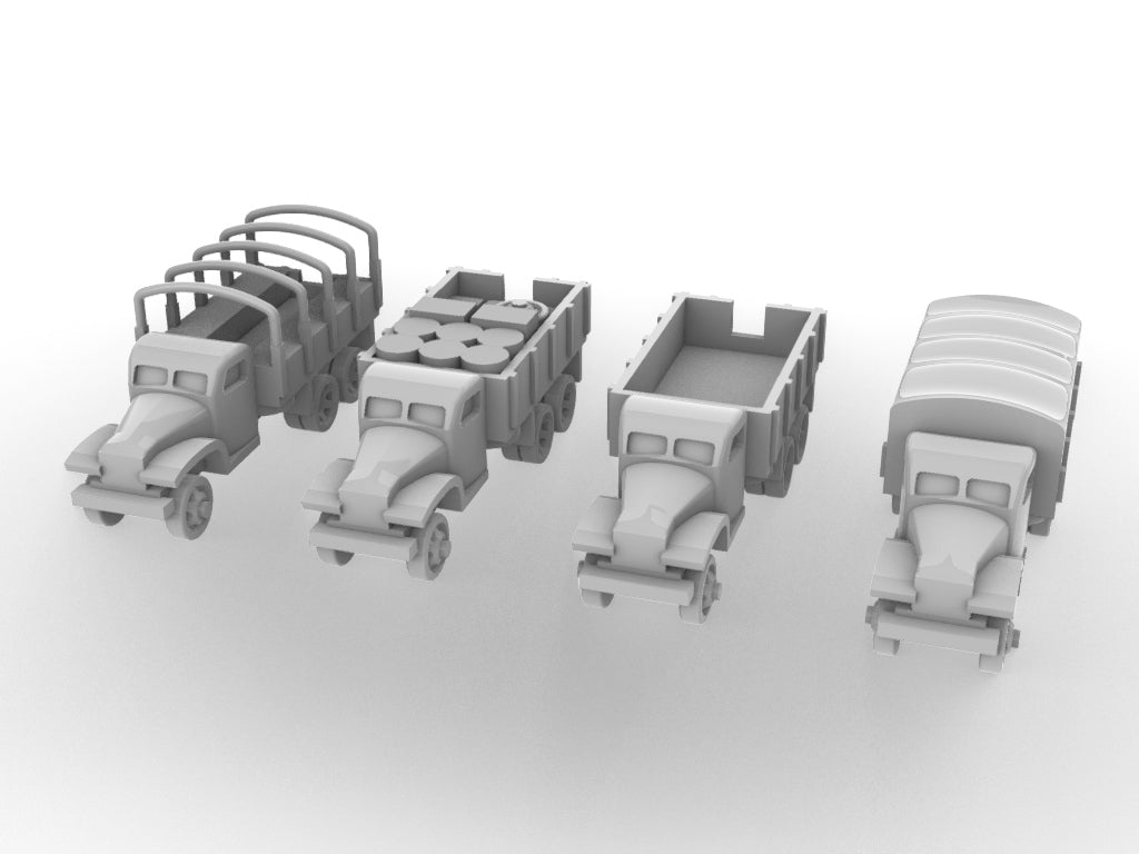 US GMC truck with closed cab