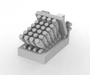 Royal Navy type hedgehog, 1/600