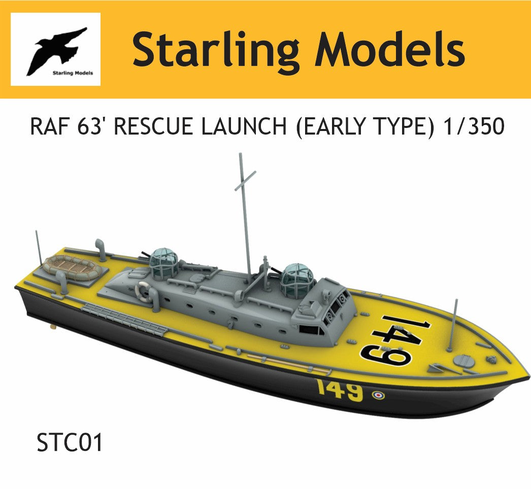 RAF 63' rescue launch early version 1/350