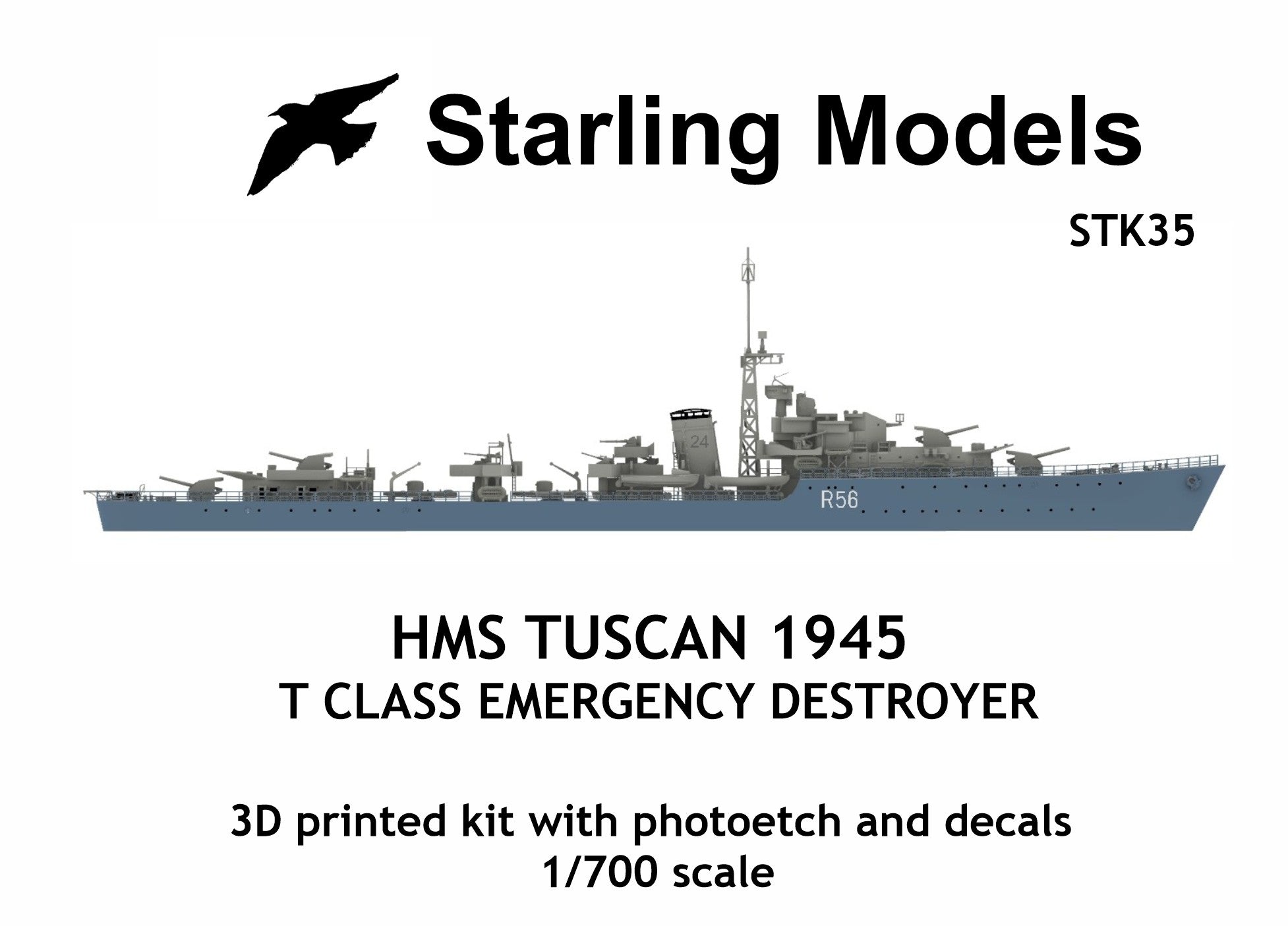 HMS Tuscan 1945