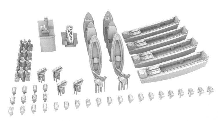 Upgrade set for Airfix 1/600 HMS Fearless