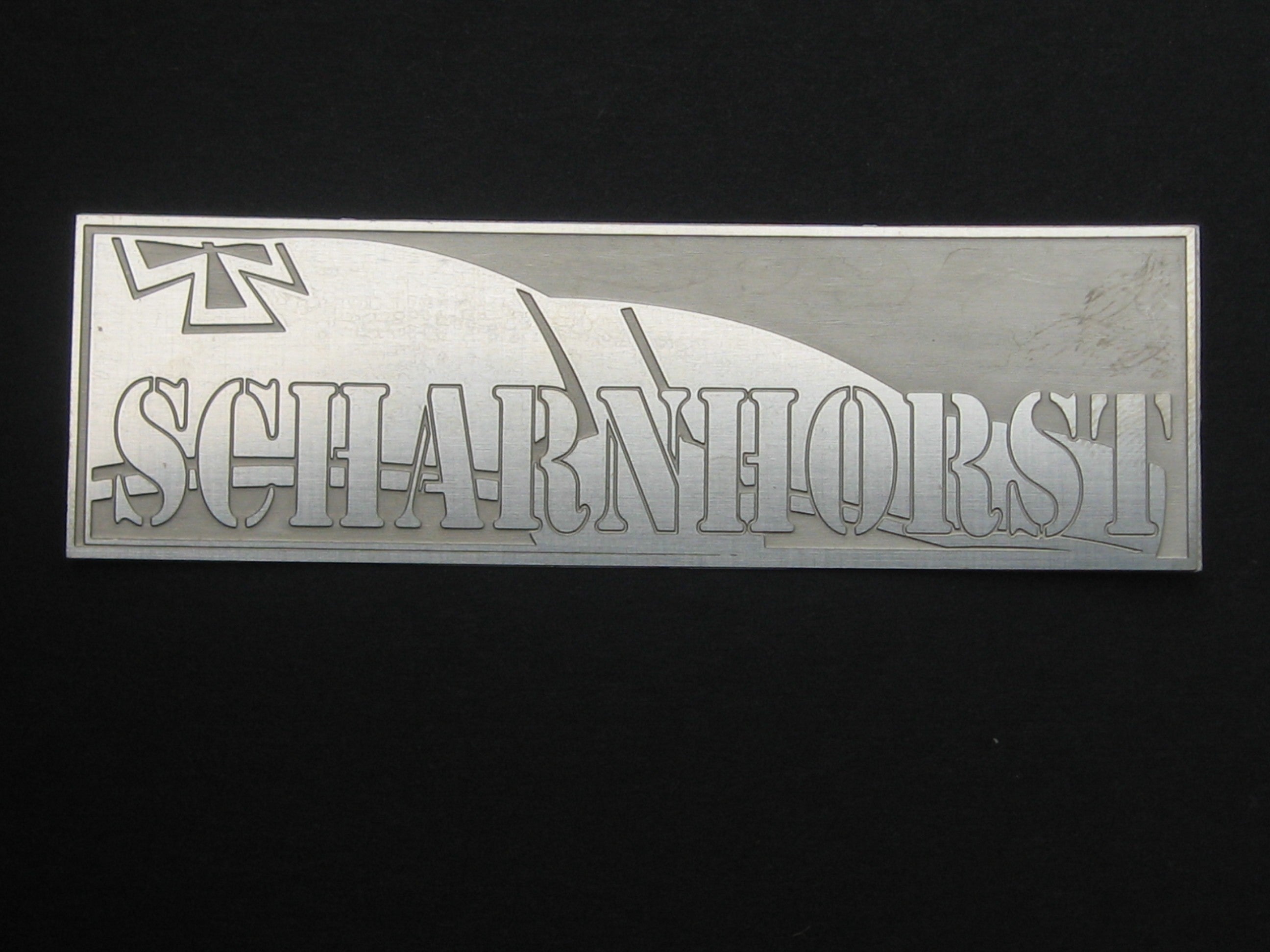 Scharnhorst nameplate