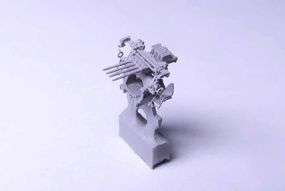 1.1" / 75 cal quad aa guns with Mk 44 director