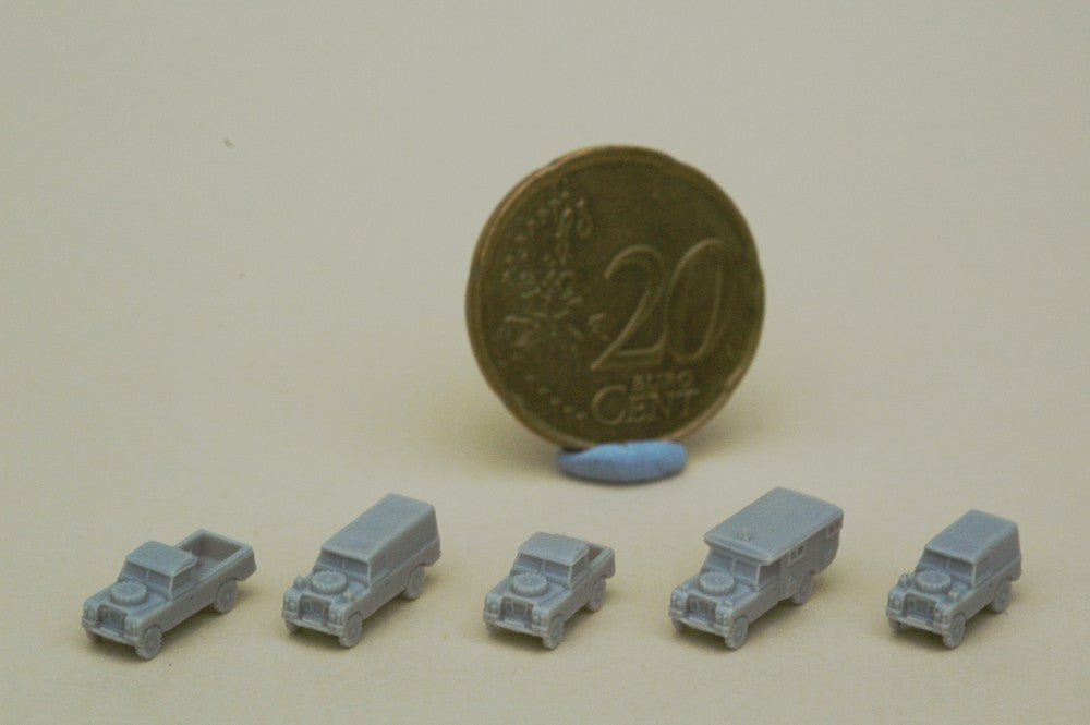 British Army landrover set 1/350