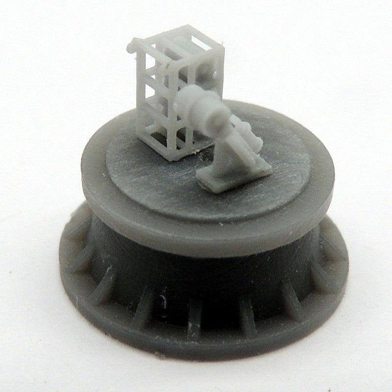 Mk.IV depth charge thrower and depth charges stowage racks (x4)