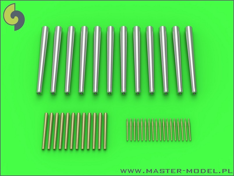 SMS Viribus Unitis armament - 305mm (12pcs), 150mm (12pcs) barrels, 70mm (18pcs) barrels - fits Combrig model