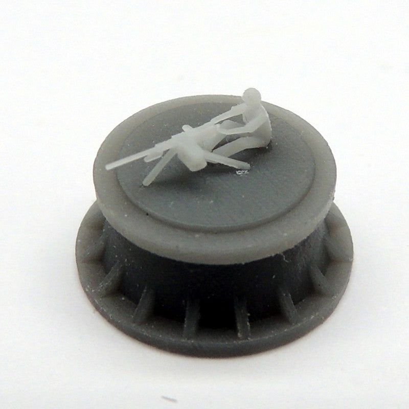 0.5" M2 Browning machine gun on field tripod with gunner (x22)