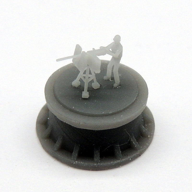 M2 Browning single with gunner, on tripod, modern version (x8)