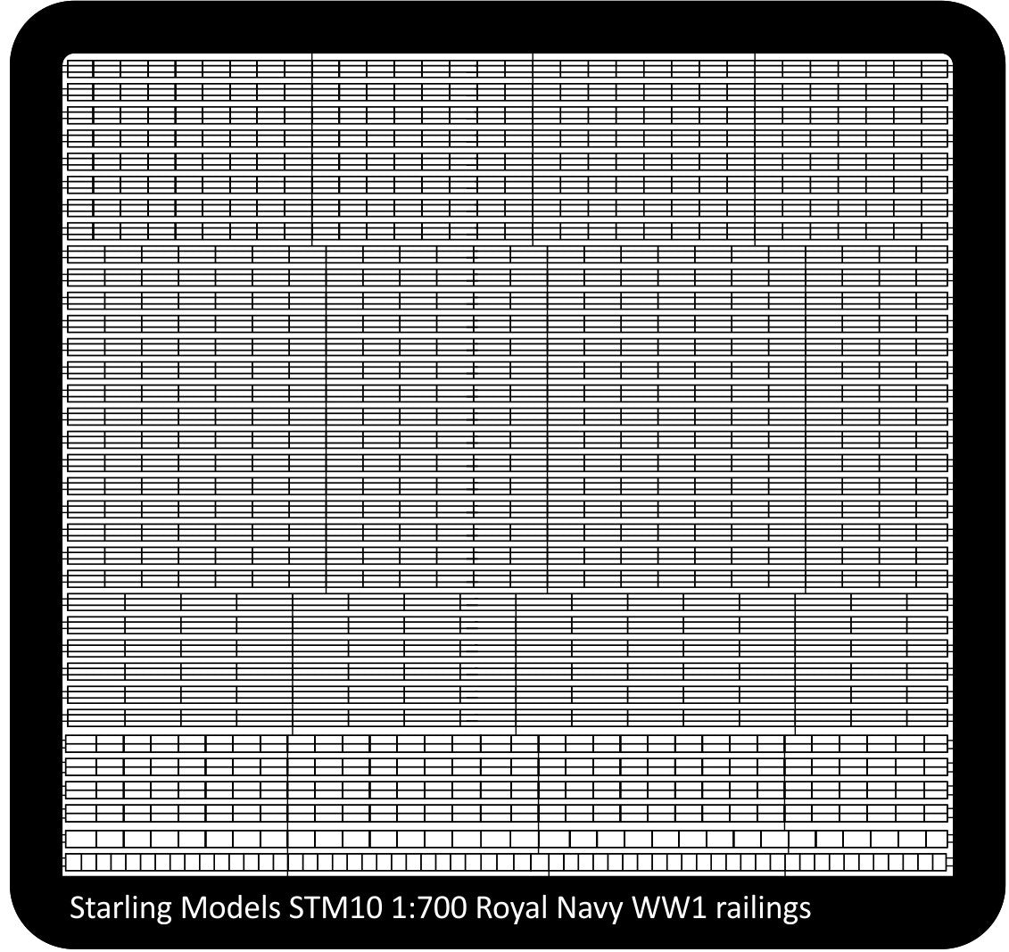 STM10 Royal Navy railings WW1
