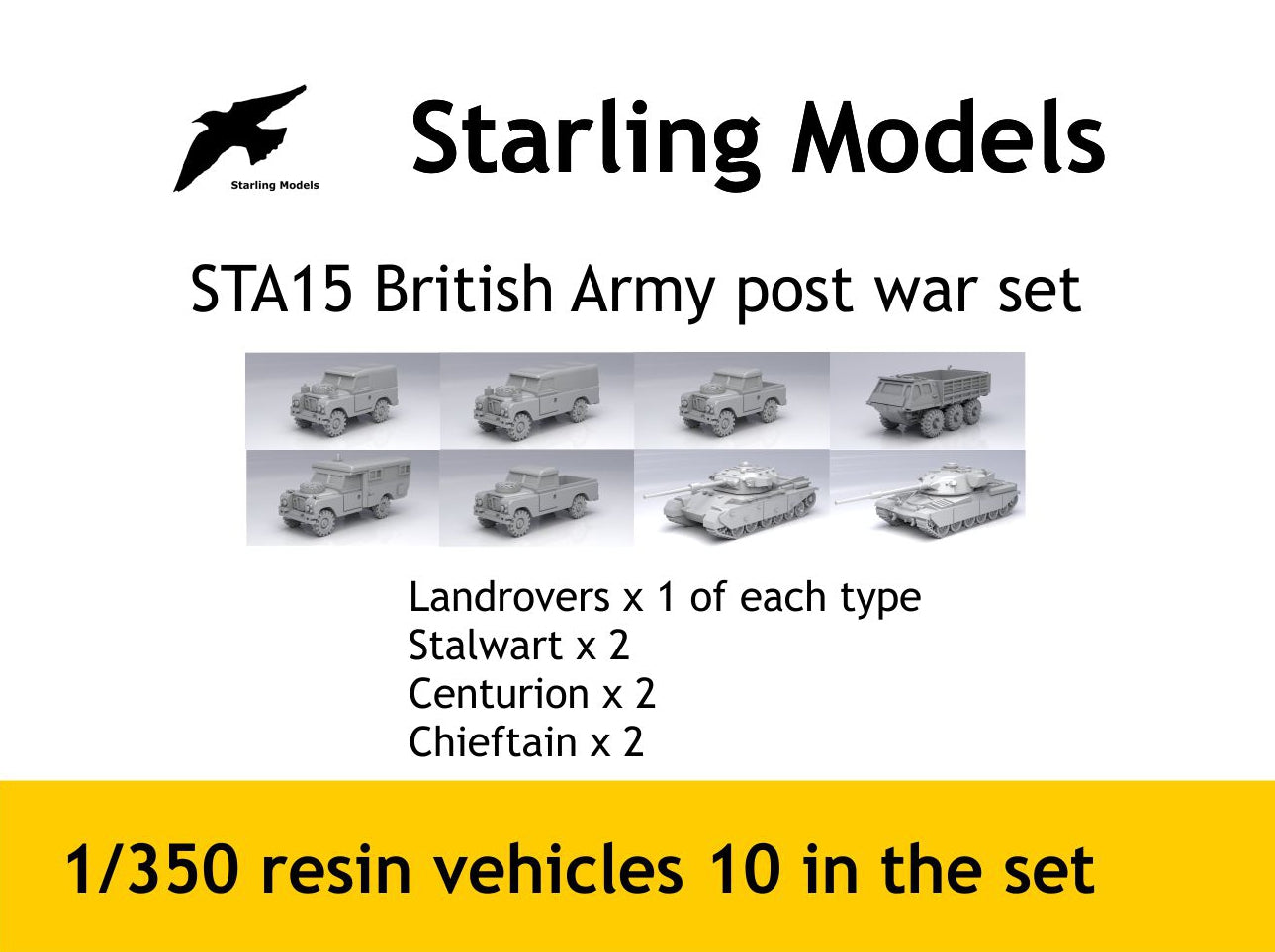 1/350 British Army postwar set