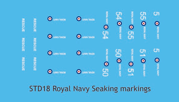 Royal Navy Seaking helicopter markings