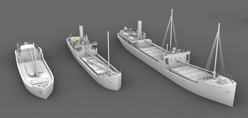 Coastal Cargo Ship set