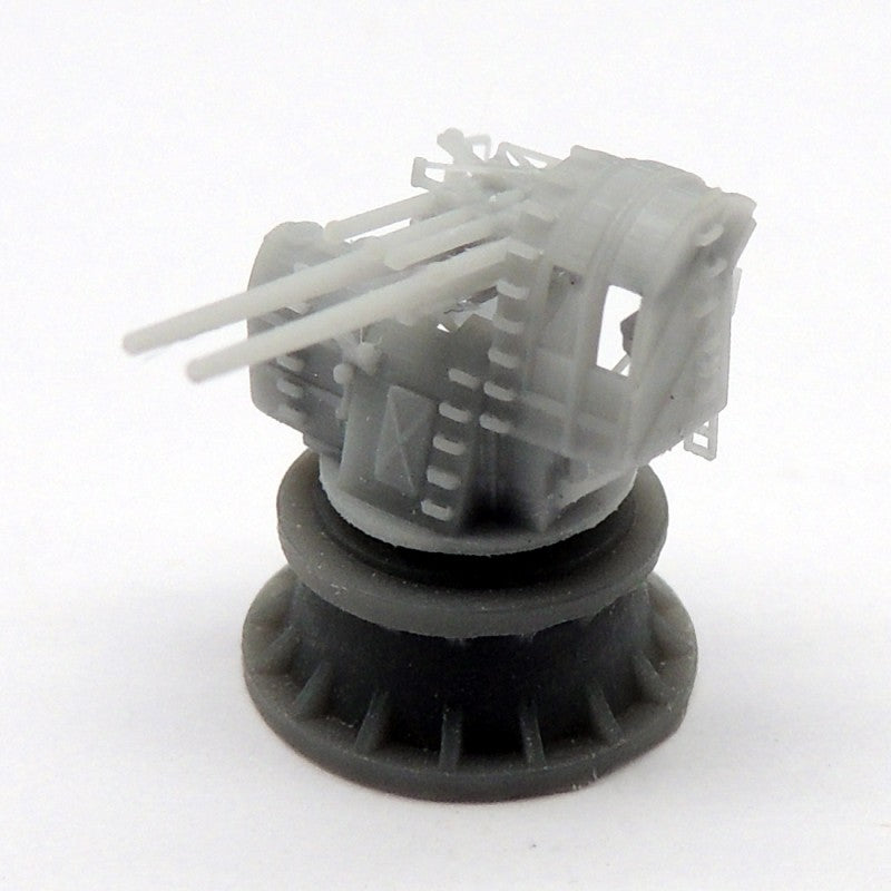 IJN type 89 AA twin mount under protective shield (x2)