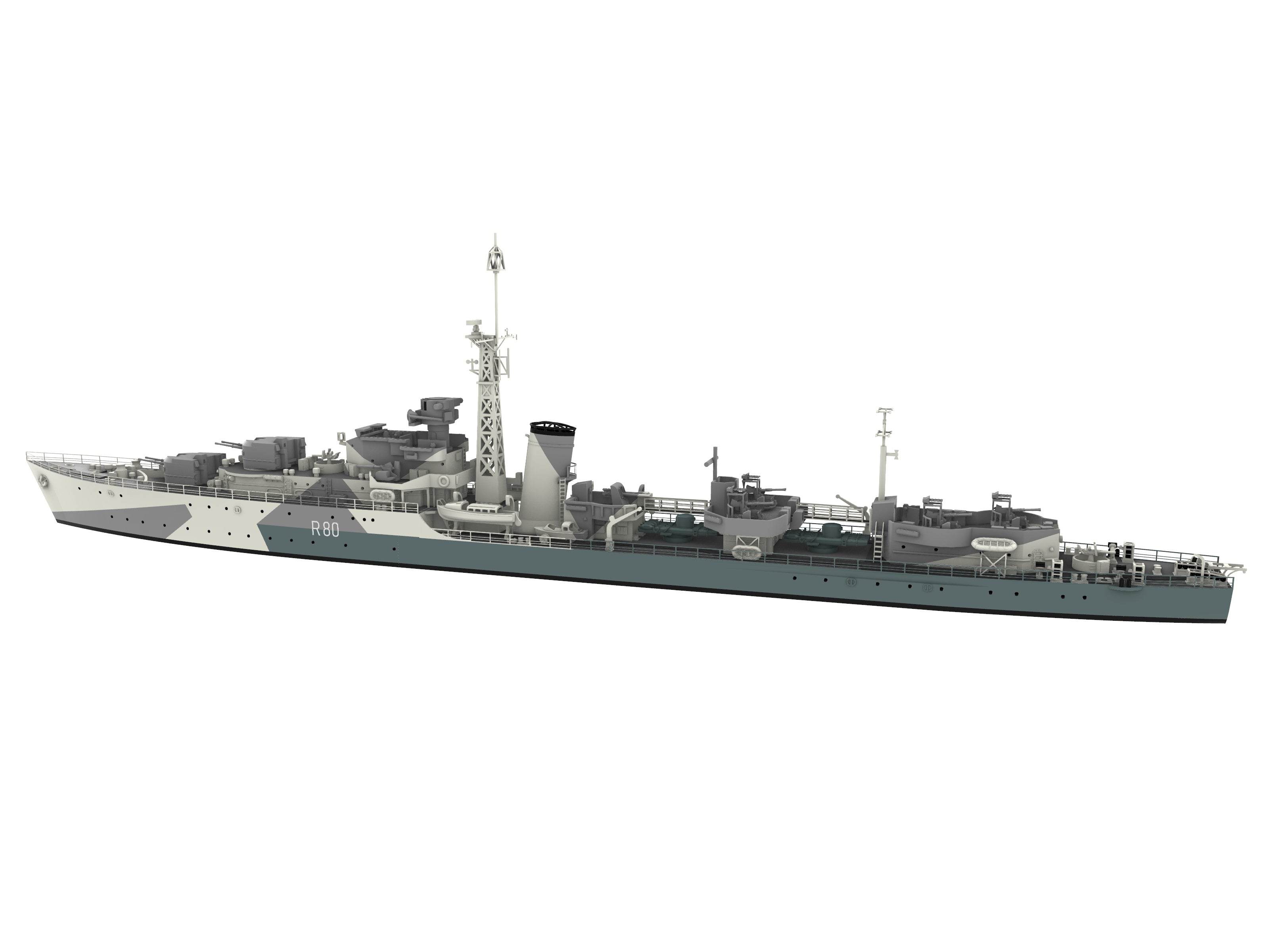 HMS Barfleur 1945