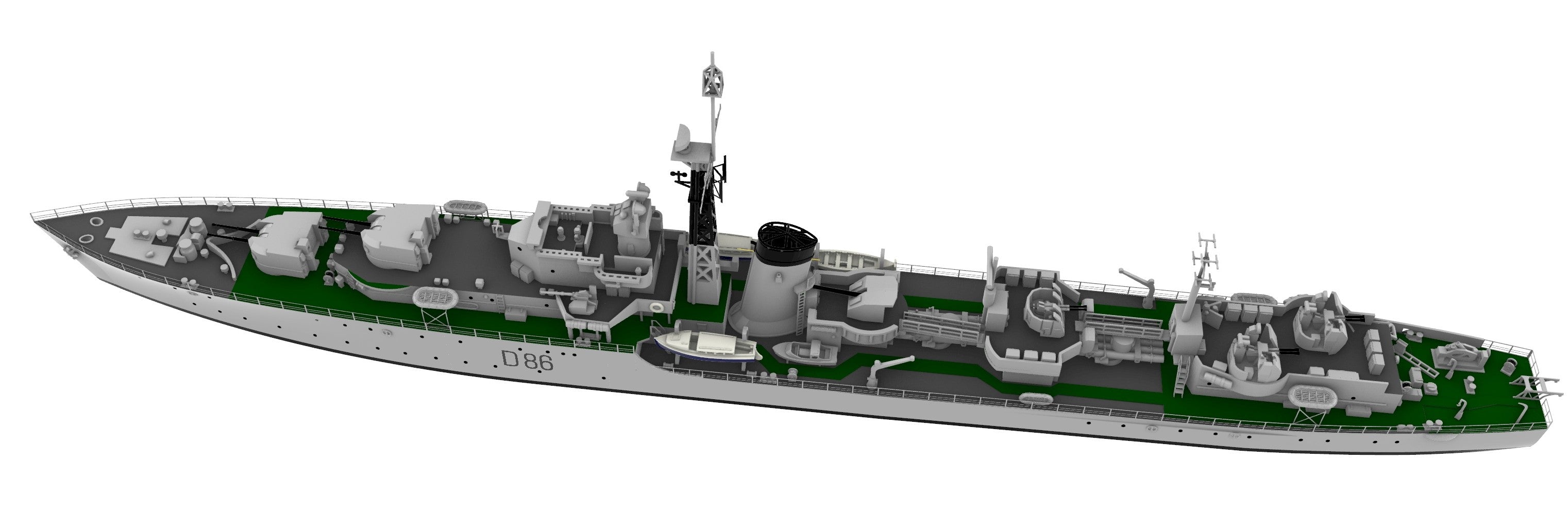 HMS Agincourt 1957