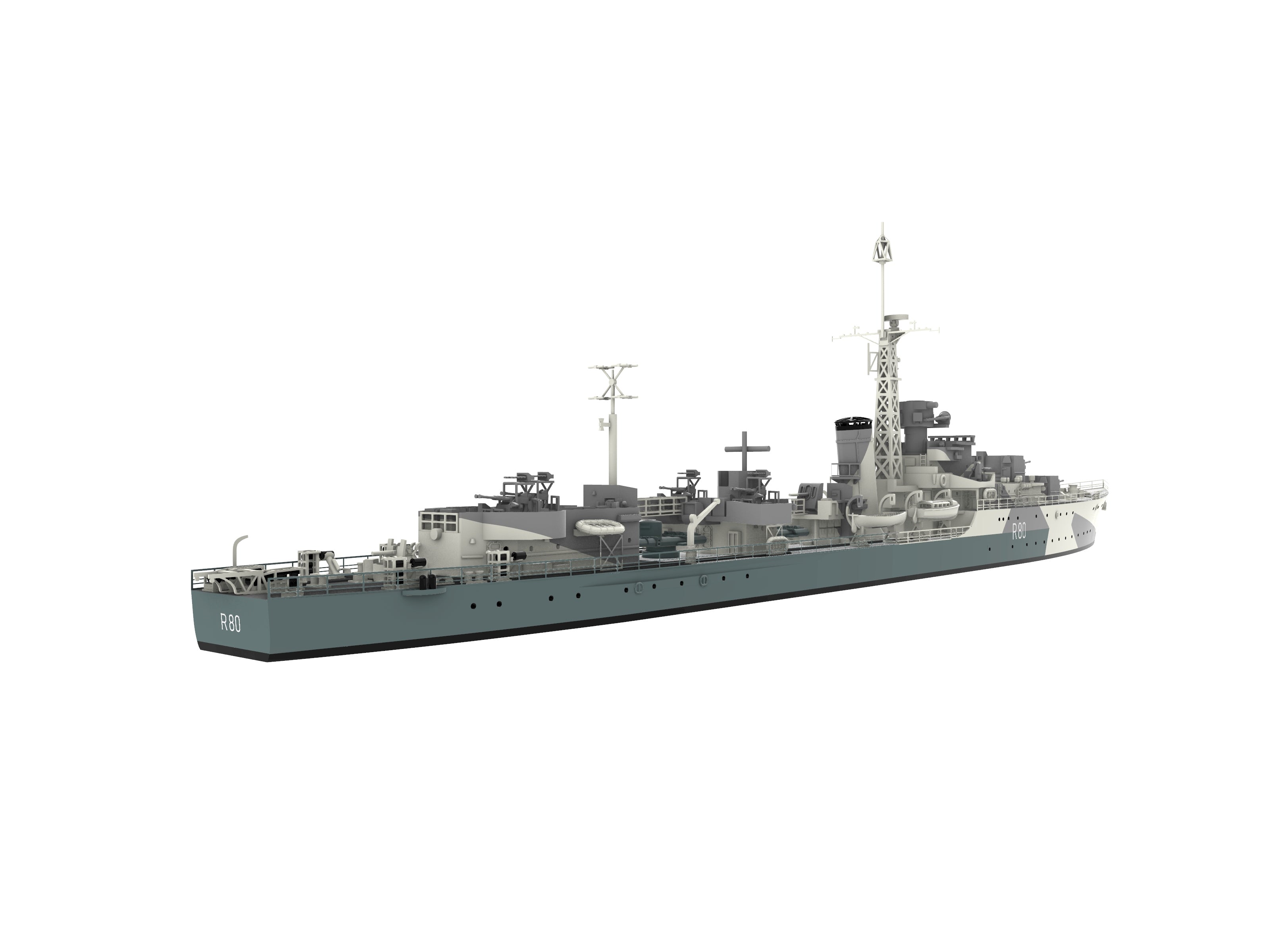 HMS Barfleur 1945