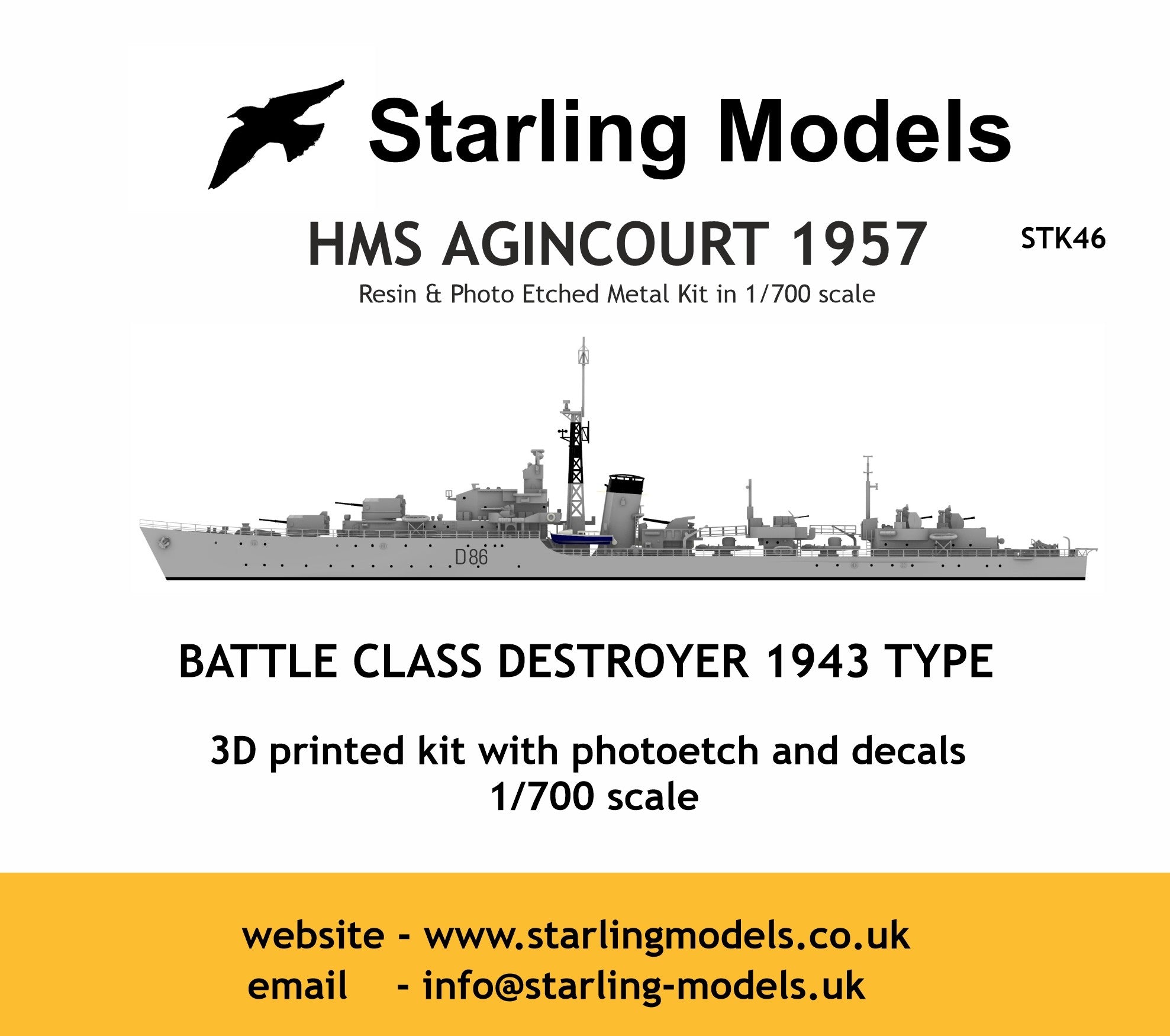 HMS Agincourt 1957