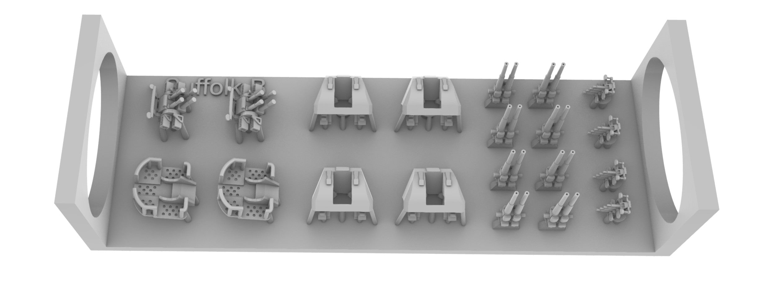 Upgrade set for Airfix HMS Suffolk