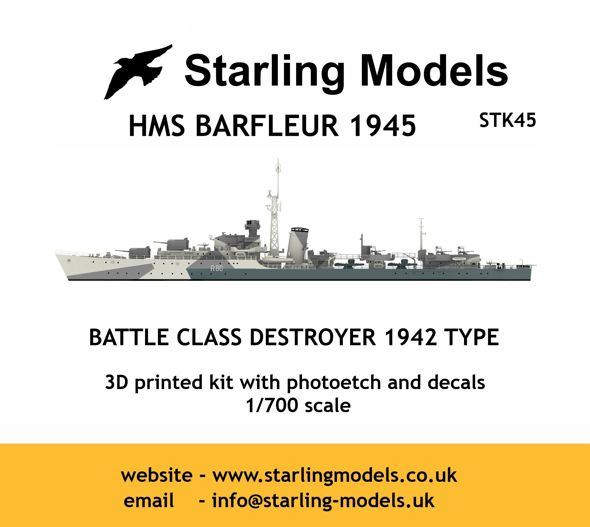 HMS Barfleur 1945