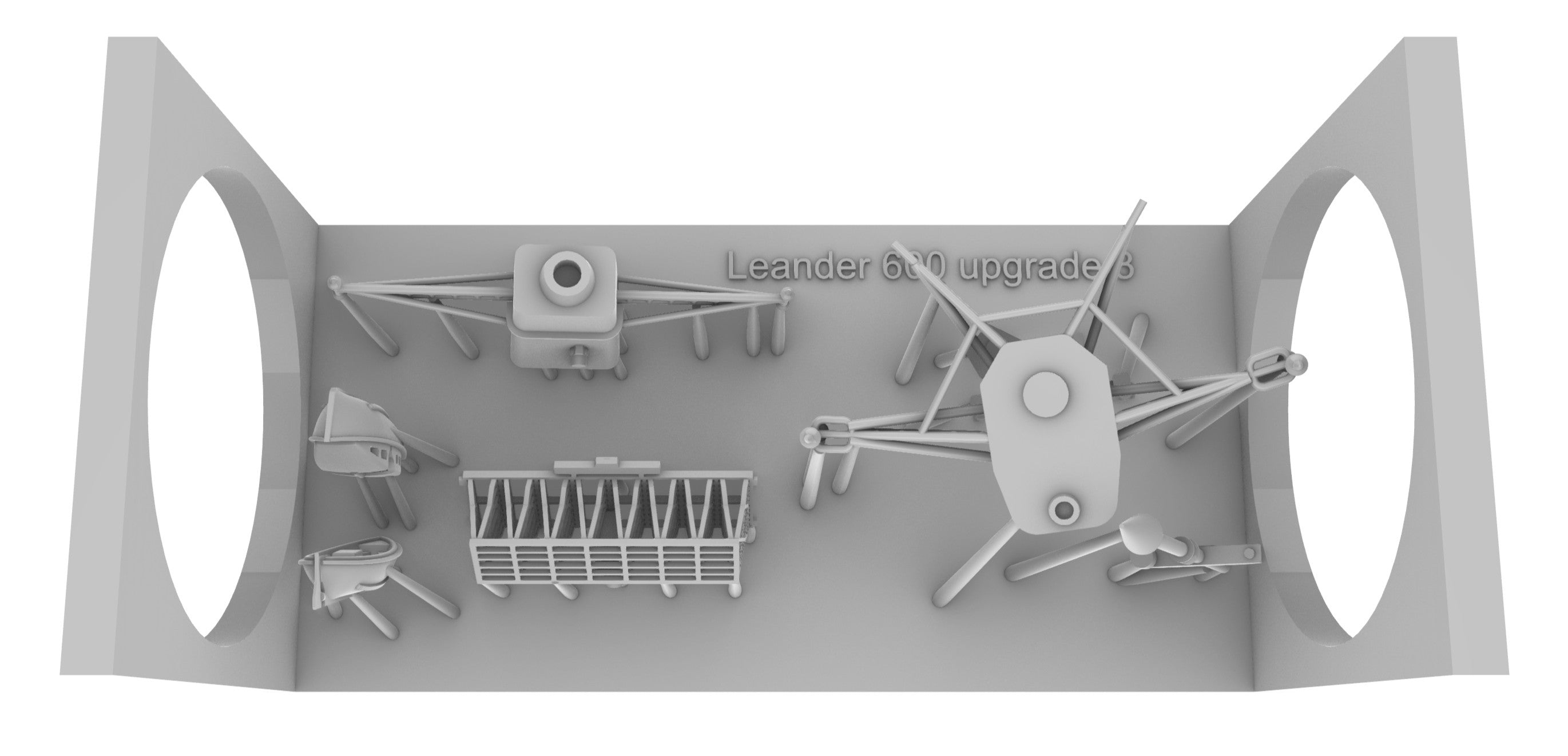 Upgrade set for Airfix 1/600 HMS Leander