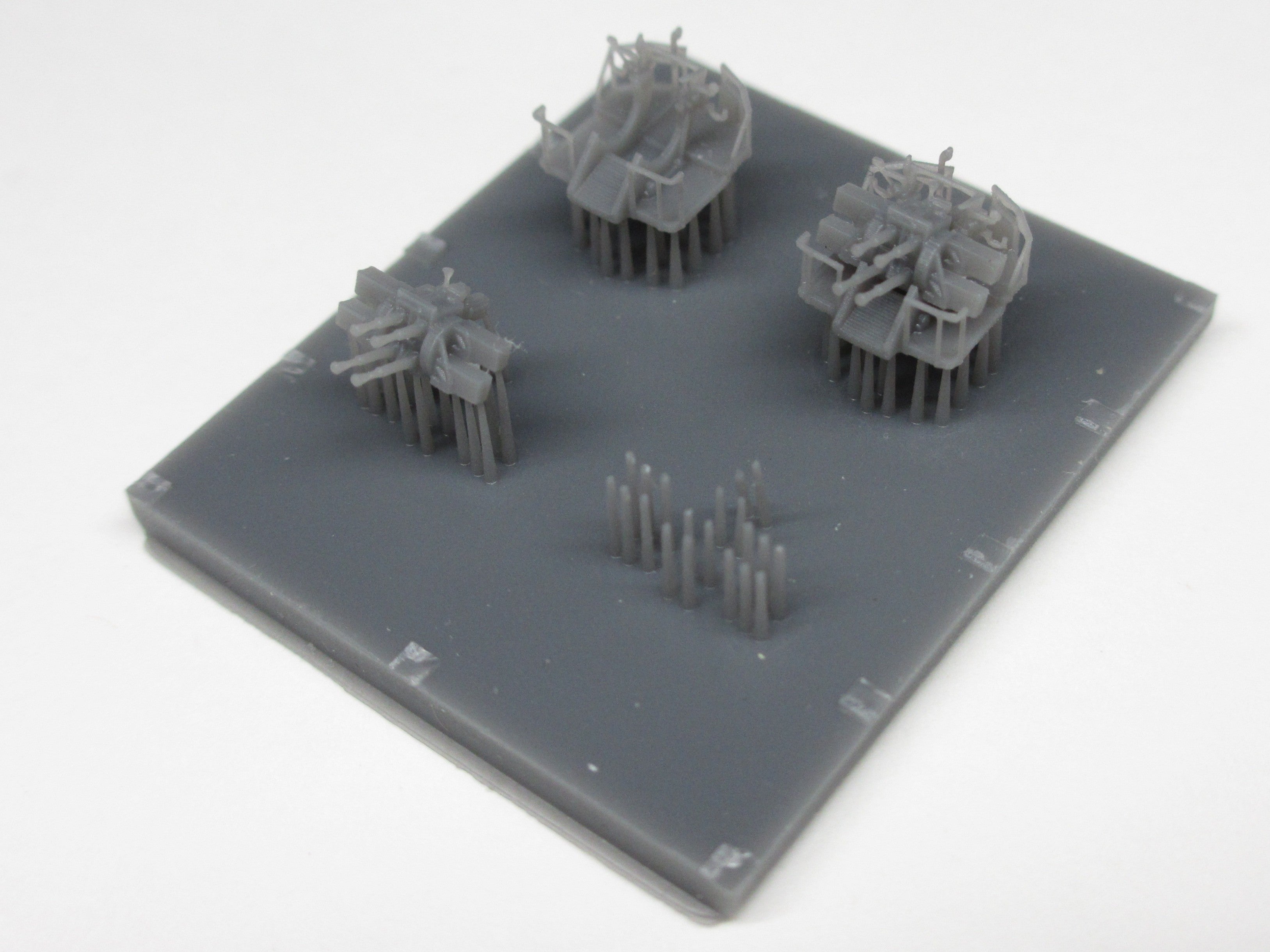 Quad 40mm pompom MKVII (early) mount 1/350