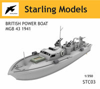 British Power Boat MGB43 1941
