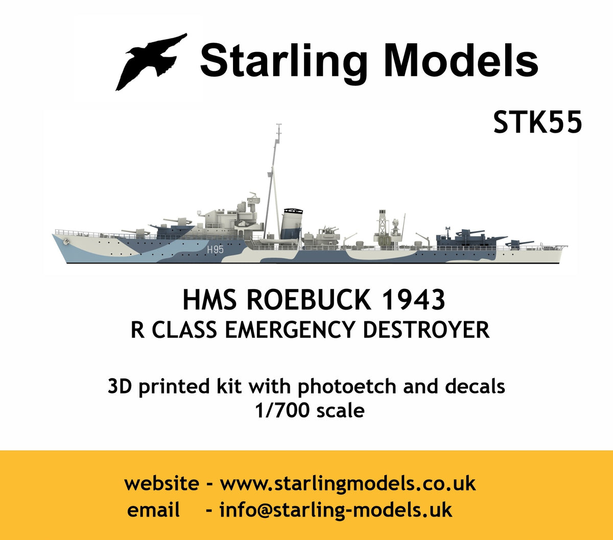 HMS Roebuck 1943