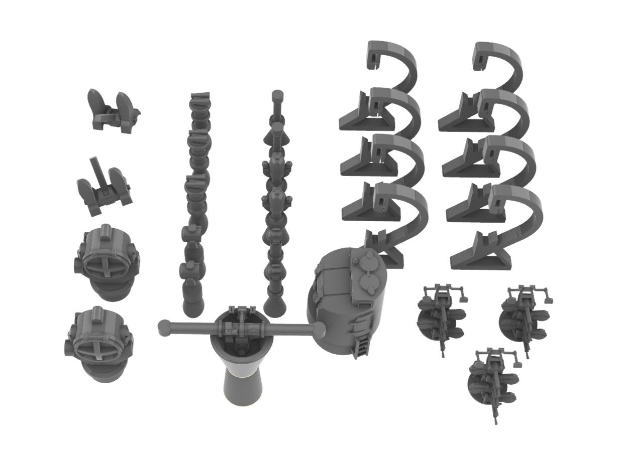 Upgrade set for Tamiya E class destroyer