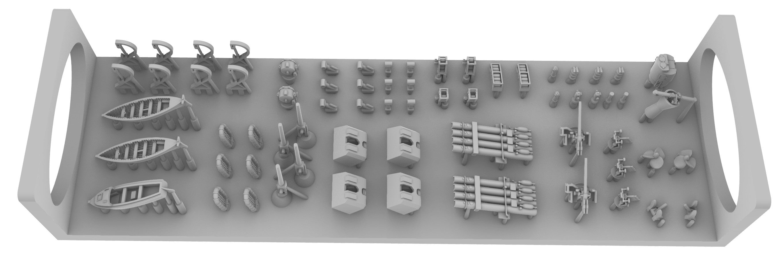 Upgrade set for Airfix 1/600 HMS Hotspur