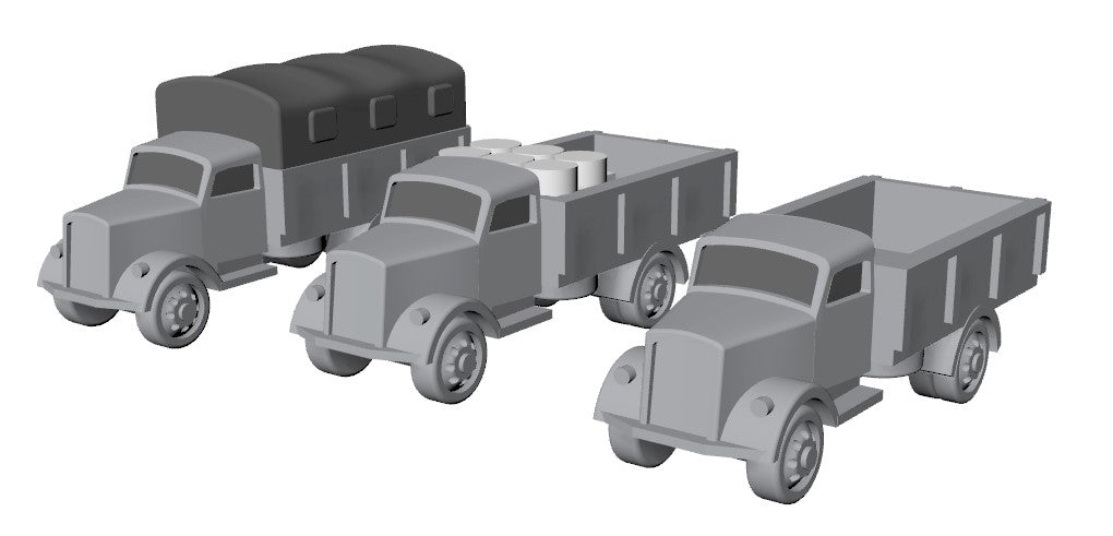 German Opel Blitz trucks