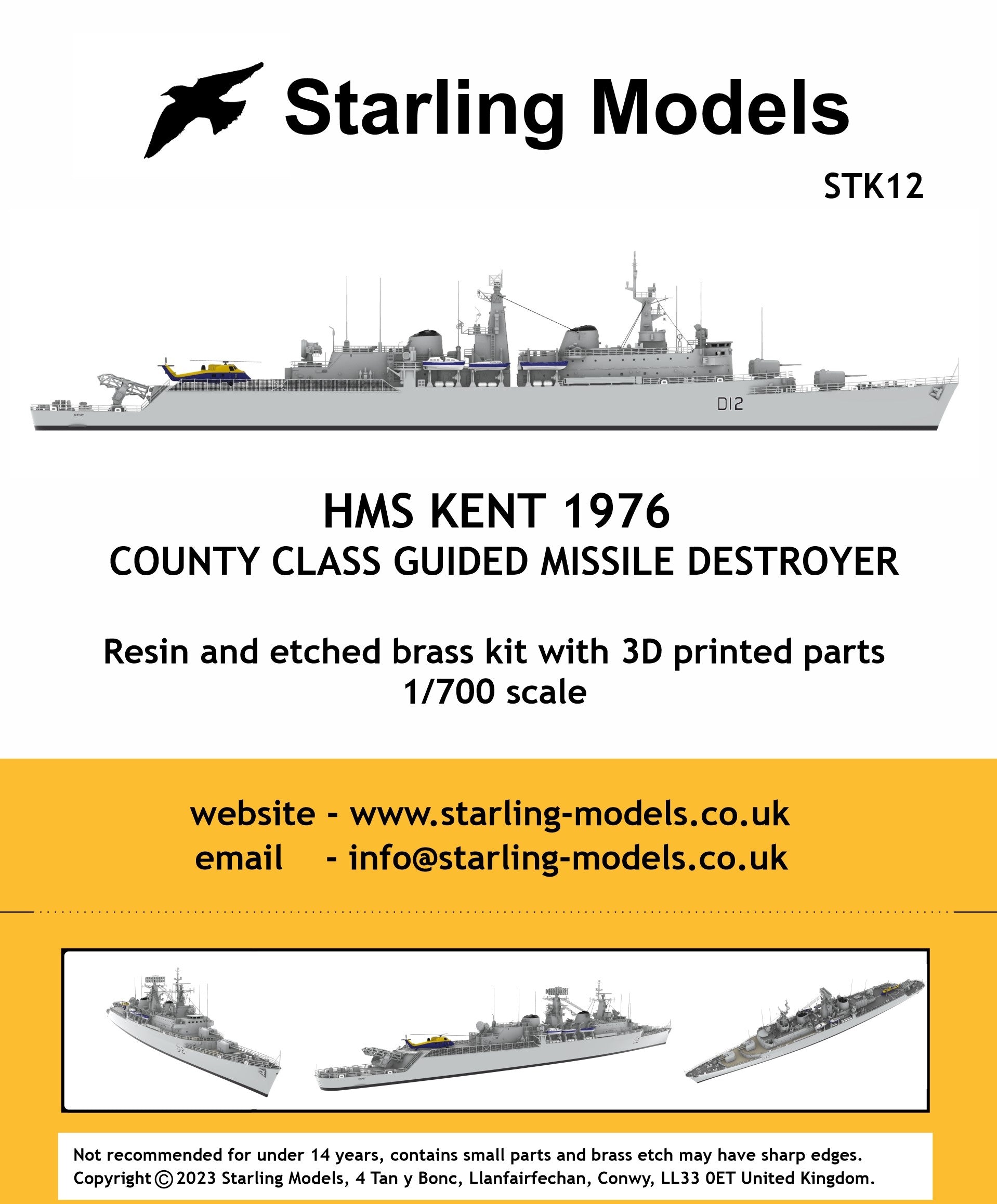 HMS Kent 1976, County Class guided missile destroyer
