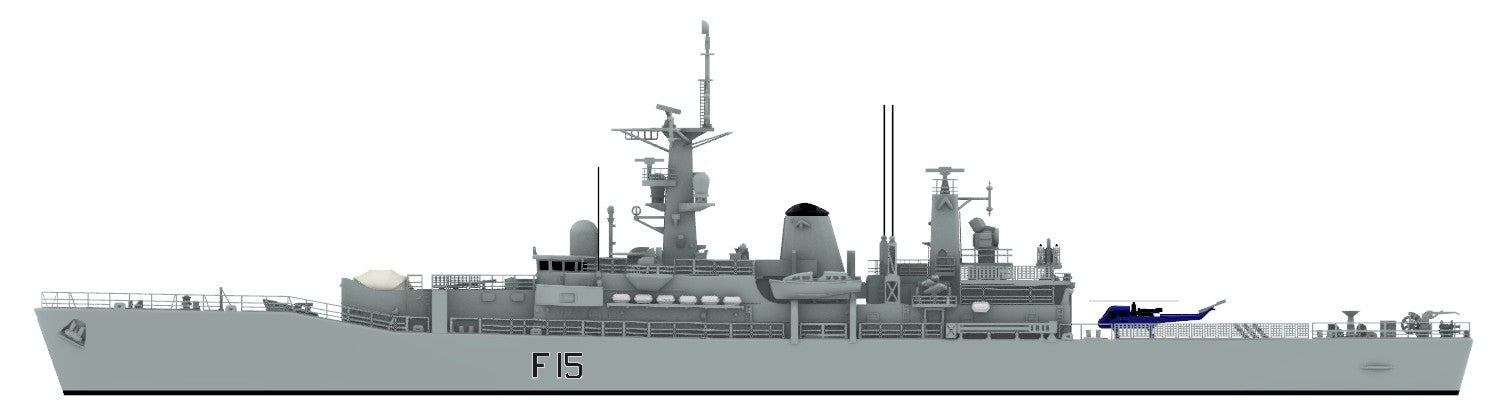 HMS Euryalus, Ikara Leander class frigate 1976