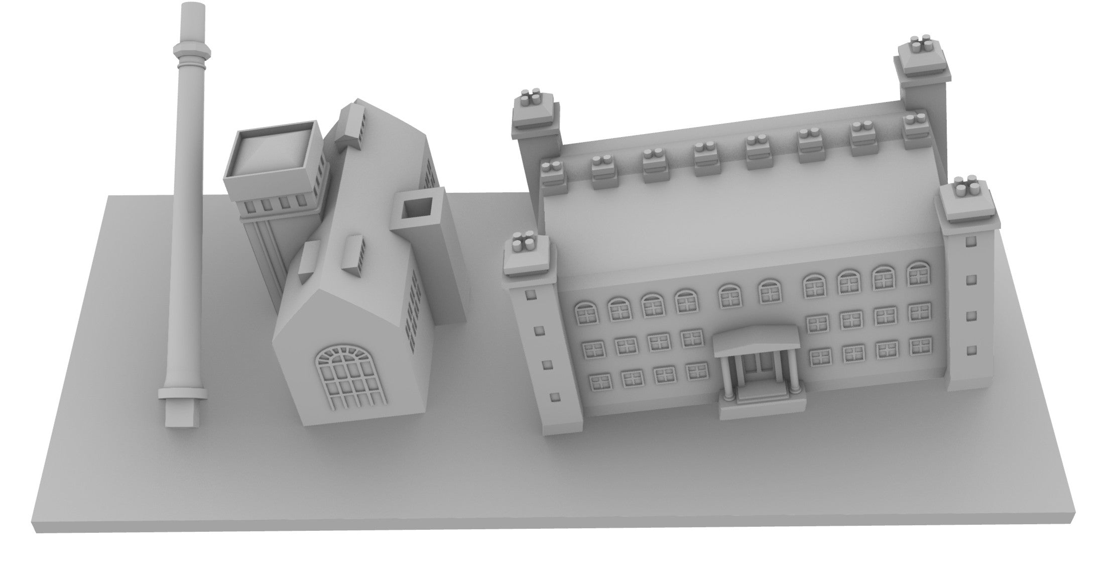 Dockside small buildings set 1