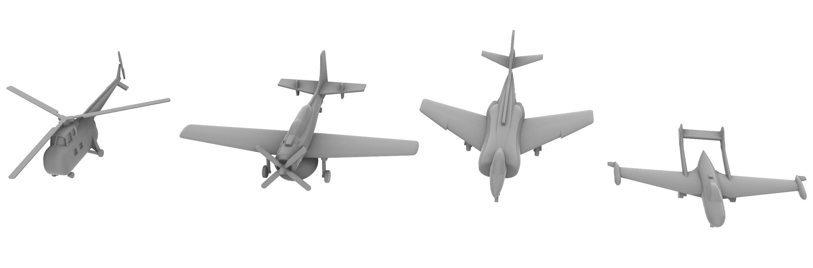 HMS Victorious 1/600 aircraft set 1950's - early 60's