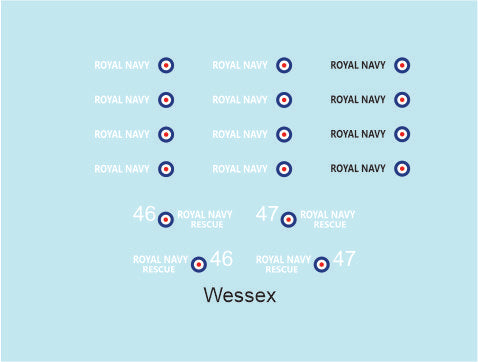 Wessex helicopter markings