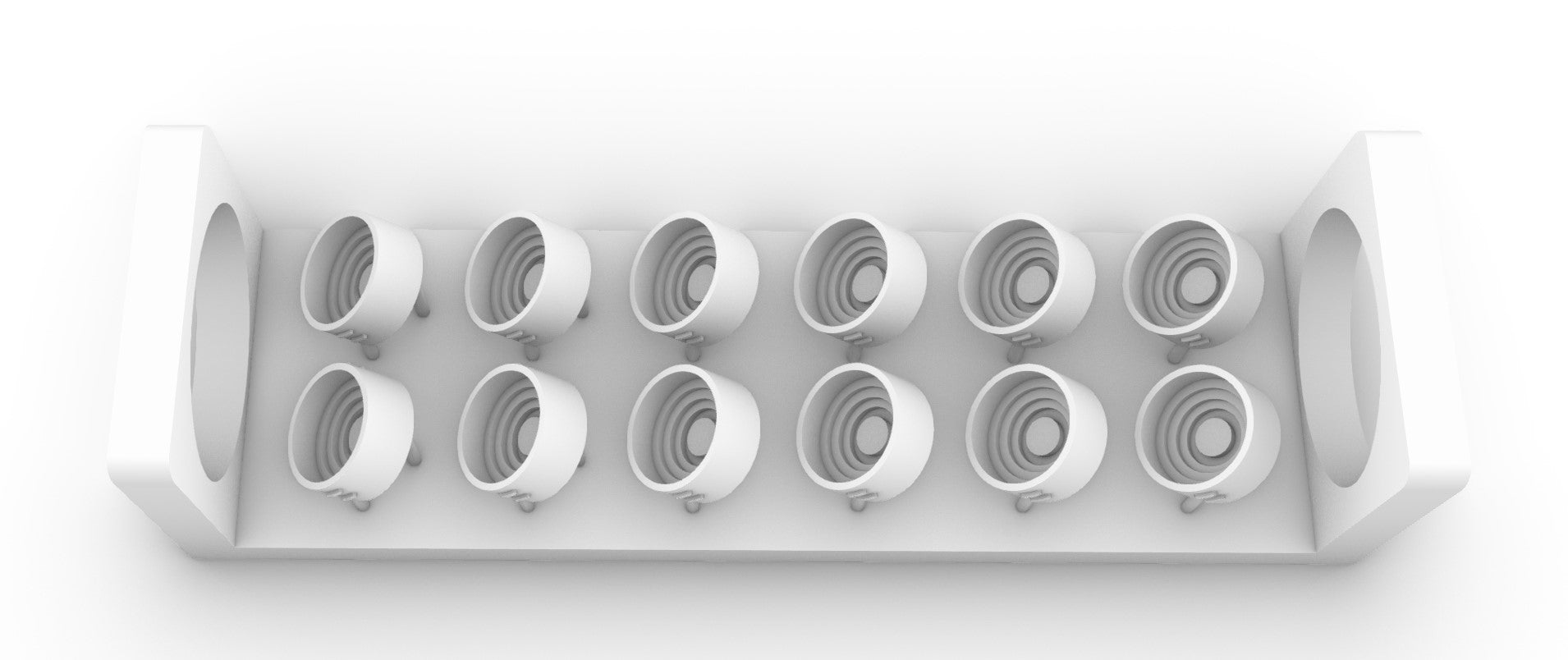 Oerlikon zarebas (tubs) with steps