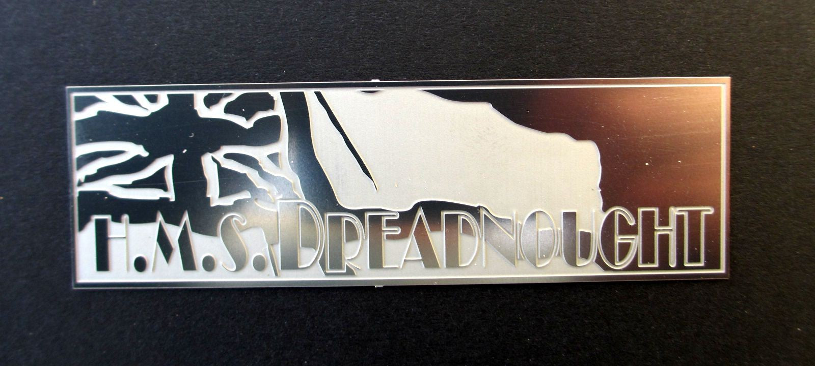 HMS Dreadnought nameplate