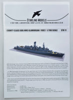 HMS Glamorgan, County Class guided missile destroyer 1982
