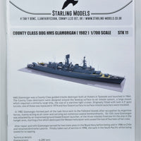 HMS Glamorgan, County Class guided missile destroyer 1982