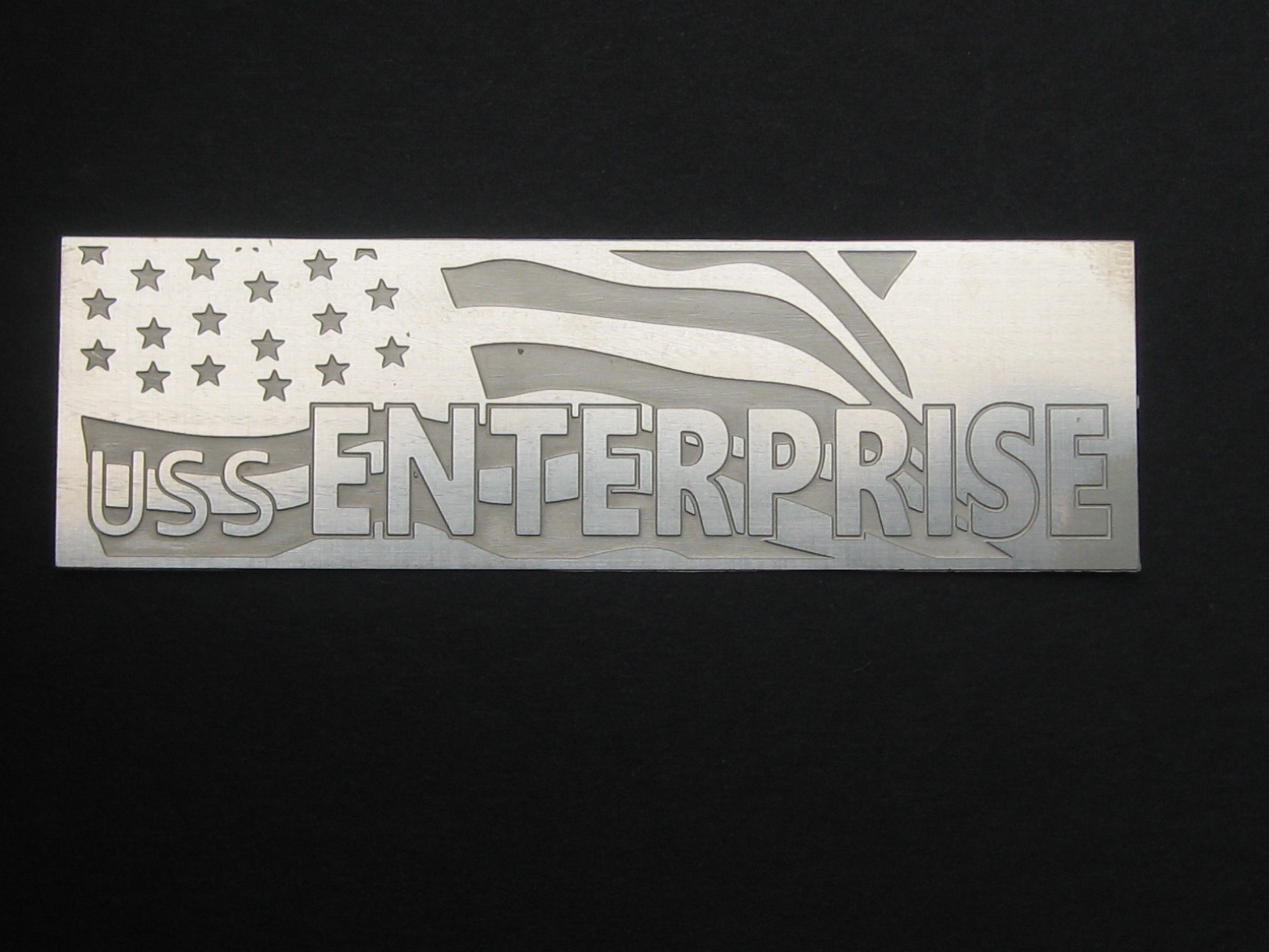USS Enterprise nameplate