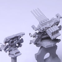 1.1" / 75 cal quad aa guns with Mk 44 director