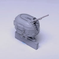Russian AK-10 100mm / 70 cal single gun mount 1/350