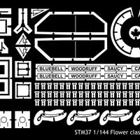 Detail set for Revell 1/144 HMCS Snowberry Flower class corvette